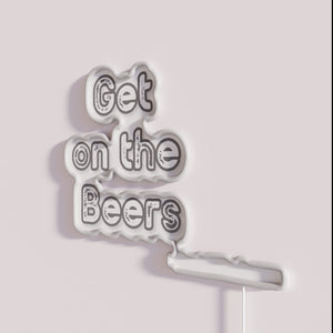 RGB Neon Sign Beer Enthusiast Decor Home Bar Daniel Andrew