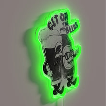 Charger l&#39;image dans la galerie, Get on the beers with our vibrant white neon sign.