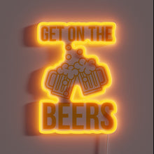 Charger l&#39;image dans la galerie, Add vibrant color to your home bar with this sign.