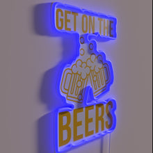 Charger l&#39;image dans la galerie, Get on the beers with vibrant, fun, colorful lighting ambiance.