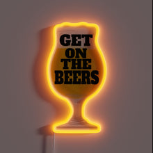 Charger l&#39;image dans la galerie, Get Your Party Started with Color-Changing LED Neon Beer Sign