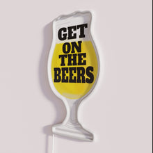 Charger l&#39;image dans la galerie, RGB Beer Neon Sign for Home Bar Decorations and Parties