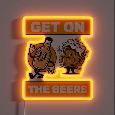 Vibrant RGB Neon Sign to Brighten Your Beer Lovers Den