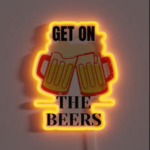 Charger l&#39;image dans la galerie, Brighten Your Bar with This Fun Get on Beer Sign