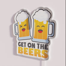 Charger l&#39;image dans la galerie, RGB Neon Bar Sign with Fun Drinking Motif Illumination Lights