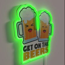 Charger l&#39;image dans la galerie, Brighten Your Man Cave with Fun and Colorful Beer Sign