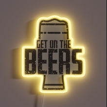 Charger l&#39;image dans la galerie, Vibrant RGB LED Sign Lights Up Your Bar Decorations.