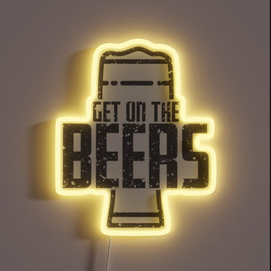Vibrant RGB LED Sign Lights Up Your Bar Decorations.