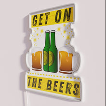 Charger l&#39;image dans la galerie, Vibrant Neon Bar Sign Perfect for Beer Lovers Home Decor