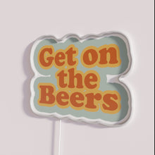 Charger l&#39;image dans la galerie, Customizable RGB Neon Sign for Beer Lovers and Bars Decor