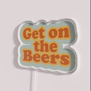 Customizable RGB Neon Sign for Beer Lovers and Bars Decor