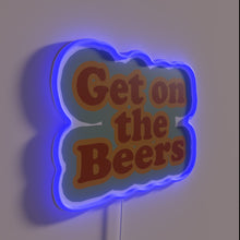 Charger l&#39;image dans la galerie, Get Lit with This Colorful Beer-Themed Neon Wall Sign Decoration