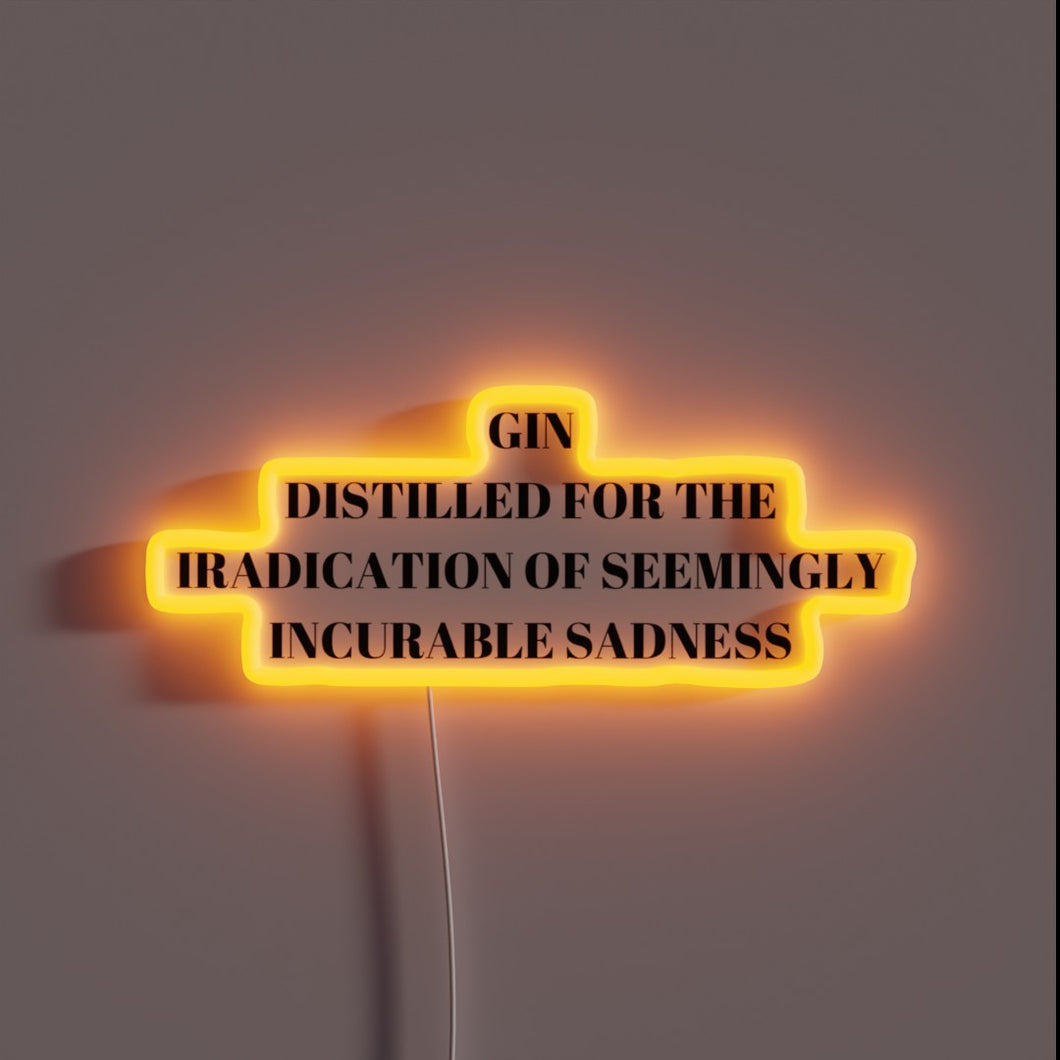 Vibrant Neon Sign - Finding Joy One Pour at Time