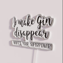 Charger l&#39;image dans la galerie, RGB Neon Gin Quote Sign, Makes Gin Disappear in Style