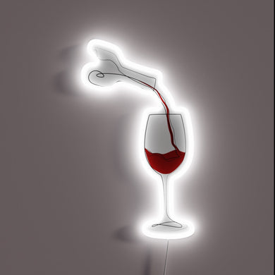 Add a touch of elegance with this wine lover's sign.