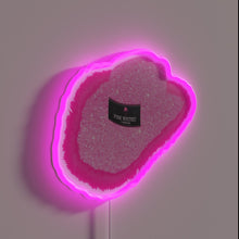 Charger l&#39;image dans la galerie, Whimsical cowboy-inspired neon sign in pink and rainbow colors.
