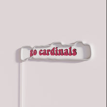 Charger l&#39;image dans la galerie, Arizona Cardinals fans&#39; bright and bold team spirit illuminated decor.
