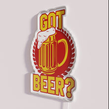Charger l&#39;image dans la galerie, Neon bar decor, LED RGB sign with beer theme graphics