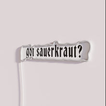 Charger l&#39;image dans la galerie, Neon Kitchen Wall Sign with RGB LED Fitted Sauerkraut