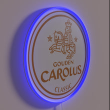 Charger l&#39;image dans la galerie, Vibrant Classic Beer Sign Featuring Iconic Golden Carolus Brand Logo