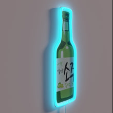 Charger l&#39;image dans la galerie, Vibrant neon green grape soju bar decor and ambiance accent.