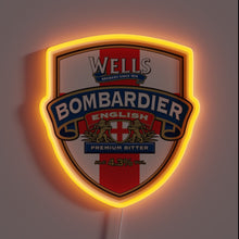 Charger l&#39;image dans la galerie, Electric beer enthusiast decor with bold neon skull design glow