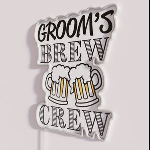 Vibrant Neon Sign for Beer Loving Friends and Family Gatherings
