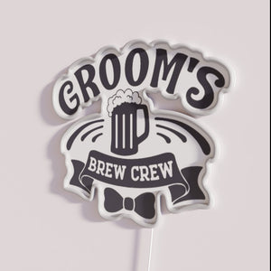RGB Neon Sign for Beer Loving Teams and Groups Gathering