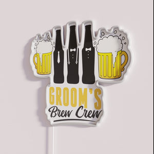 Neon bar signs, customizable RGB signage for man caves, brewpub decor