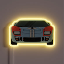Charger l&#39;image dans la galerie, GT40 neon sign — pure racing legend, lit in style.
