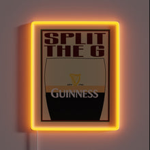 Charger l&#39;image dans la galerie, Ireland&#39;s Iconic Stout Brand Illuminated in Vibrant Neon RGB Colors