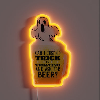 Neon Sign in Vibrant Colors for Home Bar Halloween Decorations