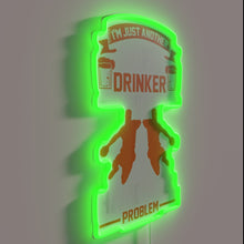 Charger l&#39;image dans la galerie, Neon handball beer enthusiast gift sign for sports fan&#39;s home