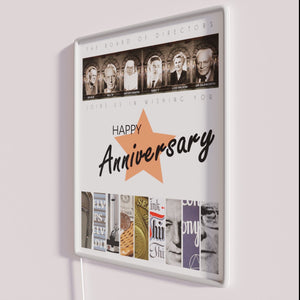 RGB Anniversary Gift Neon Sign with AA Board of Directors Logo