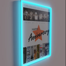 Charger l&#39;image dans la galerie, RGB LED neon sign celebrating happy anniversary milestone occasion