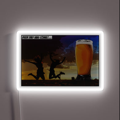 Neon RGB Sign: Celebrate Your Favorite Beer Day with Style