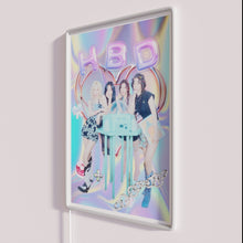 Charger l&#39;image dans la galerie, Neon birthday decorations for aespa fans with vibrant RGB lighting