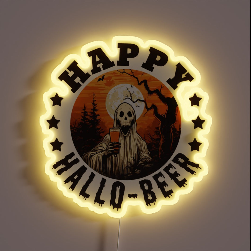Brighten up your party with this spooky RGB beer sign