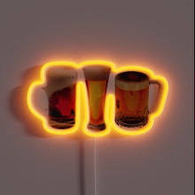 Charger l&#39;image dans la galerie, Electric Neon Sign for Happy Hour Decorations and Bar Enthusiasts