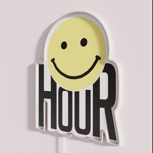RGB Neon Bar Sign for Happy Hour Party Decorations