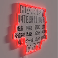 Charger l&#39;image dans la galerie, Shine bright on International Beer Day with vibrant RGB glow.