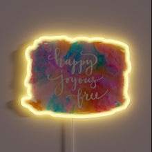 Charger l&#39;image dans la galerie, Brighten up your space with this vibrant rainbow neon light