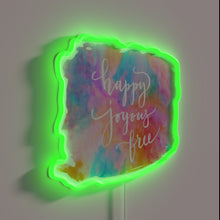 Charger l&#39;image dans la galerie, Add vibrant ambiance with this bright, colorful neon wall decoration.