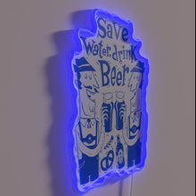 Charger l&#39;image dans la galerie, Prost! Save Water, Drink Beer Responsibly with This Funny Sign.