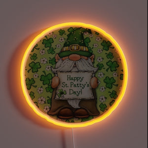 Shine Lucky with this Vibrant St Patrick's Day Neon Sign