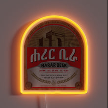 Charger l&#39;image dans la galerie, Vibrant Ethiopian beer branding in bright neon RGB colors