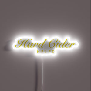 Glowing Neon Sign For Gifting Cider Lovers This Holiday Season