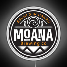 Charger l&#39;image dans la galerie, Hawaii based Moana Brewing Company RGB neon sign white 