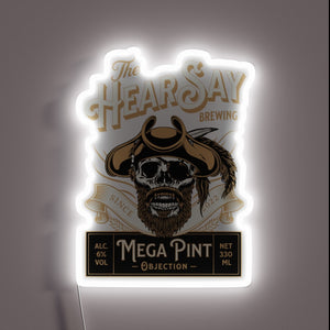 RGB Neon Sign for Home Brew Enthusiasts and Party Lovers