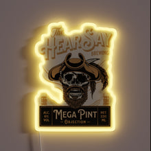Charger l&#39;image dans la galerie, Neon beer bar decoration with customizable RGB lighting options included.